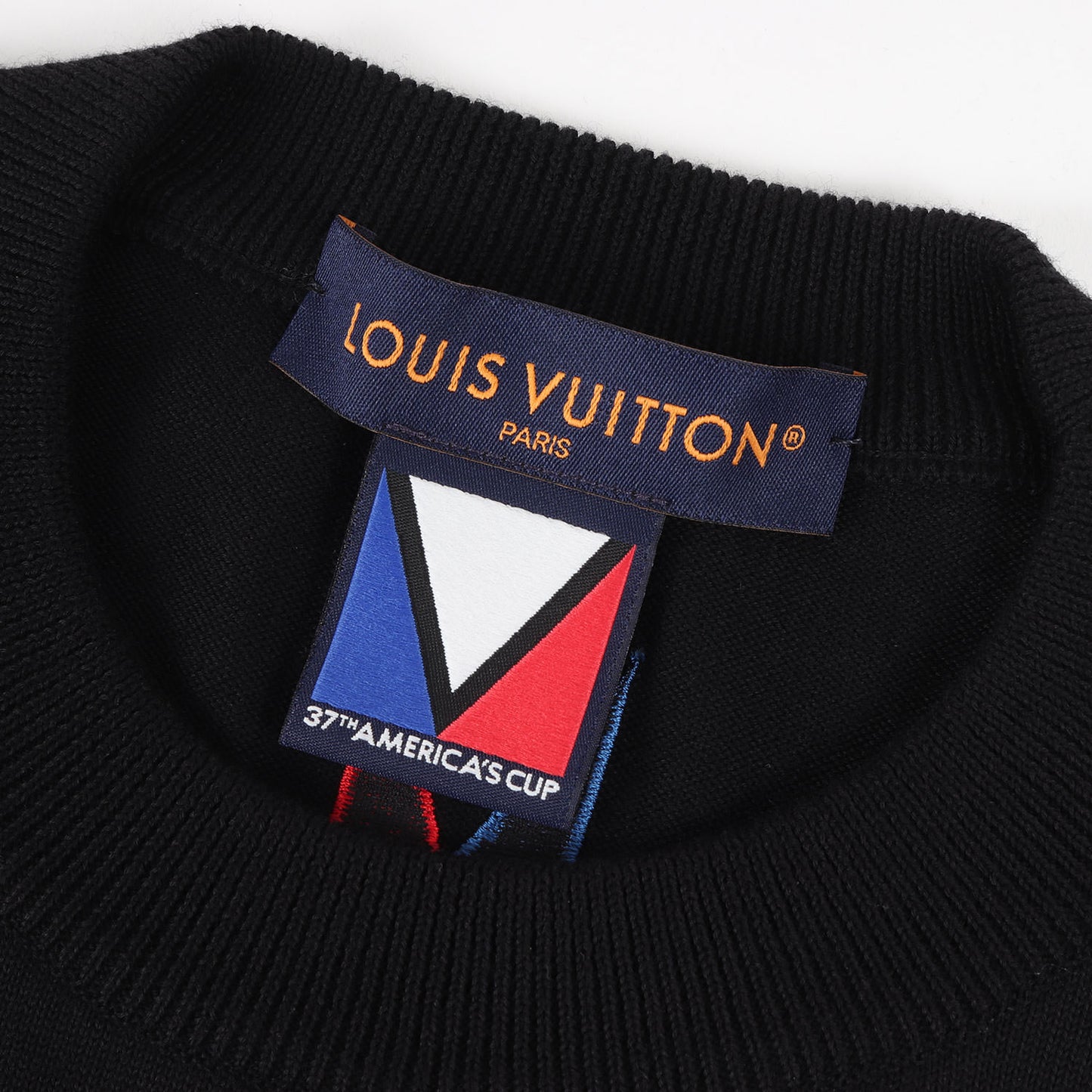 24AW アメリカズカップ エンベリッシュド ショートスリーブ コットン クルーネック Tシャツ (Embellished Short-Sleeved Cotton Crewneck 1AFVSA)
