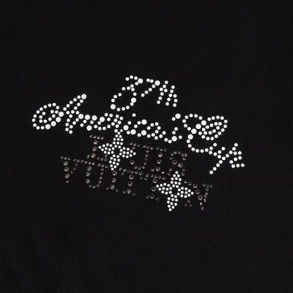 24AW アメリカズカップ エンベリッシュド ショートスリーブ コットン クルーネック Tシャツ (Embellished Short-Sleeved Cotton Crewneck 1AFVSA)