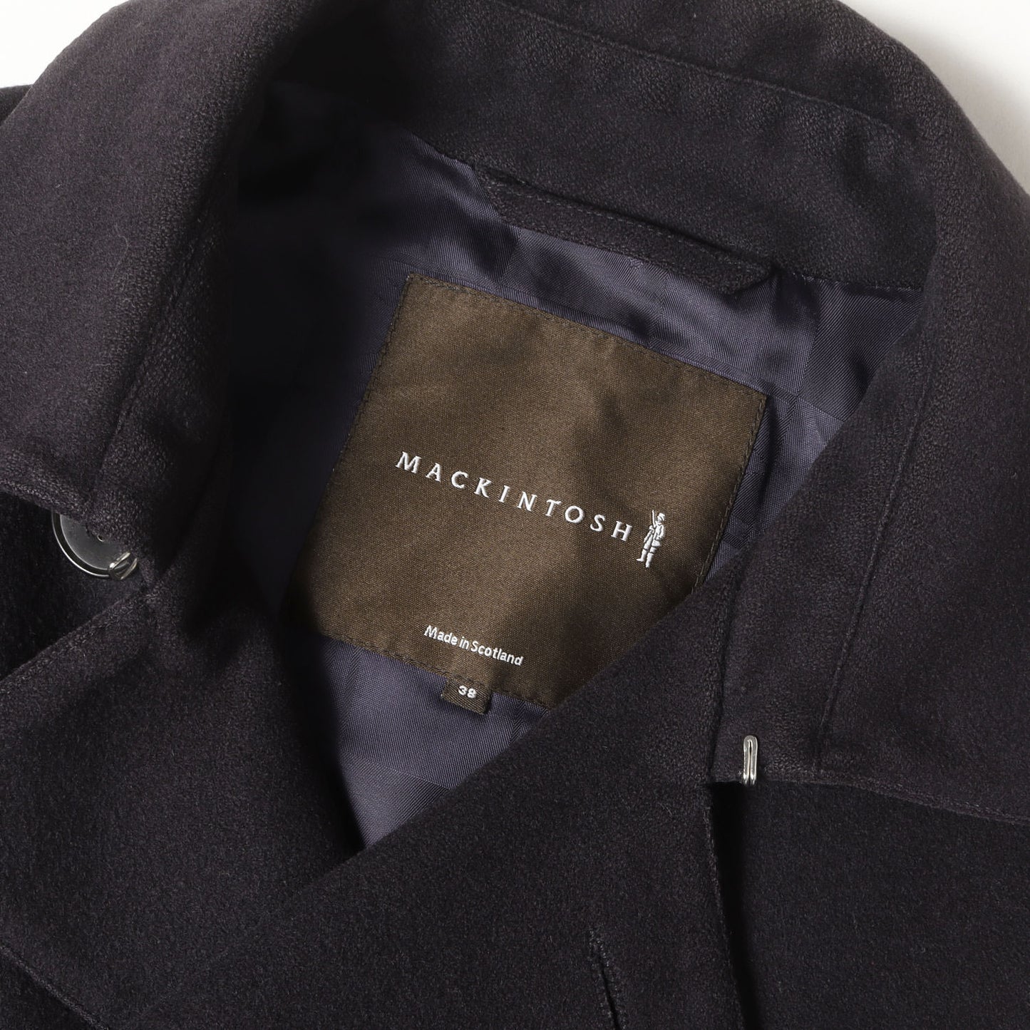 ウエストベルト ダブルブレスト ウール トレンチ コート (FETLAR) / MADE IN SCOTLAND