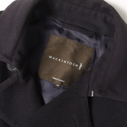 ウエストベルト ダブルブレスト ウール トレンチ コート (FETLAR) / MADE IN SCOTLAND