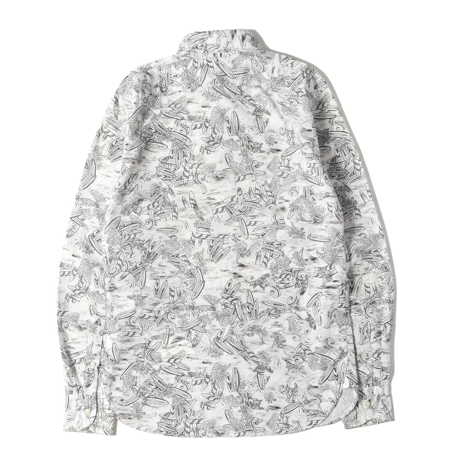 ジオメトリック 総柄 ドレス シャツ