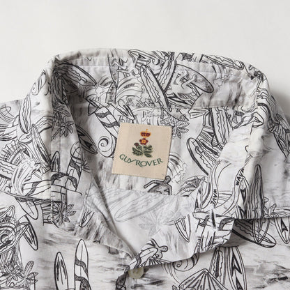 ジオメトリック 総柄 ドレス シャツ