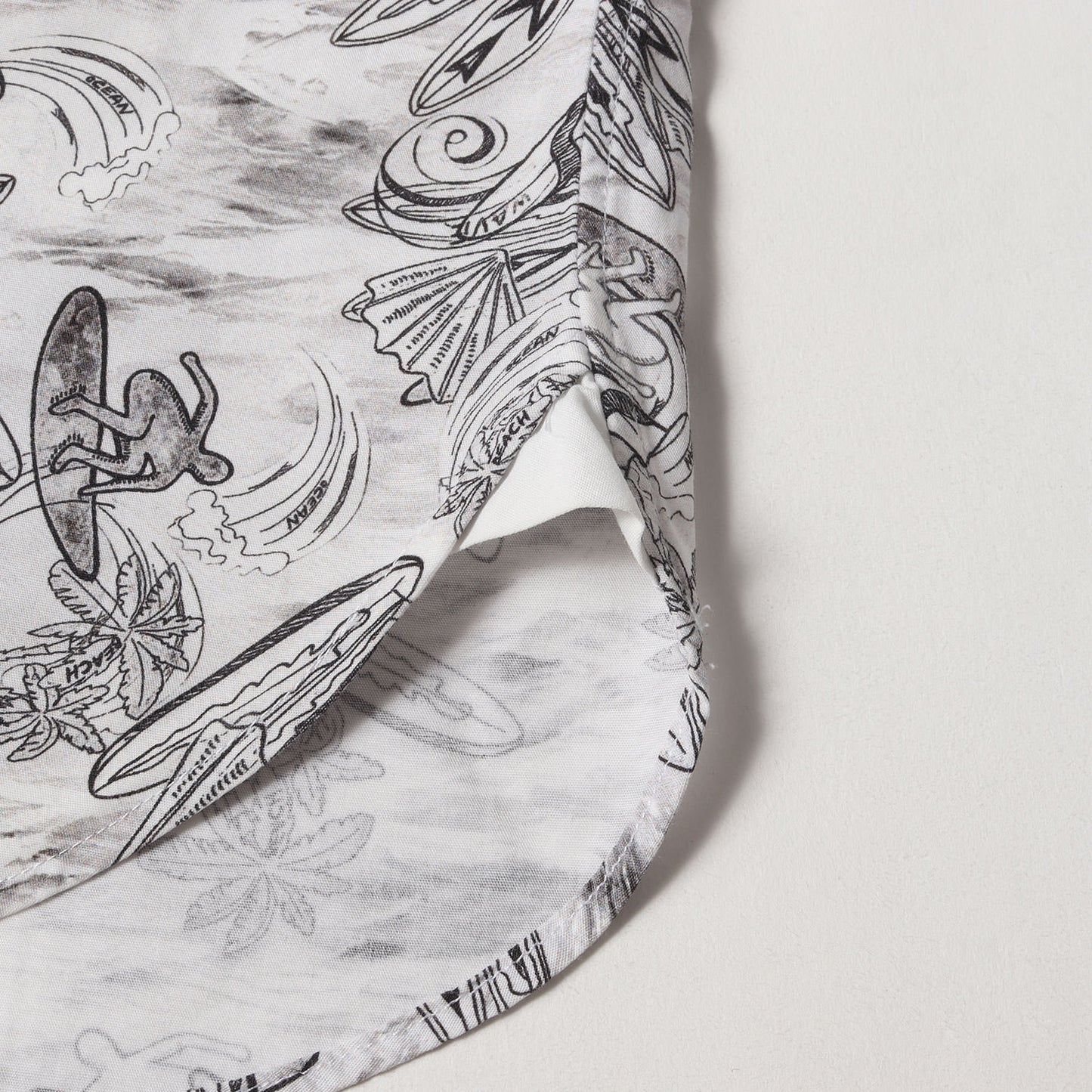 ジオメトリック 総柄 ドレス シャツ