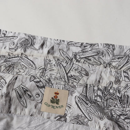 ジオメトリック 総柄 ドレス シャツ