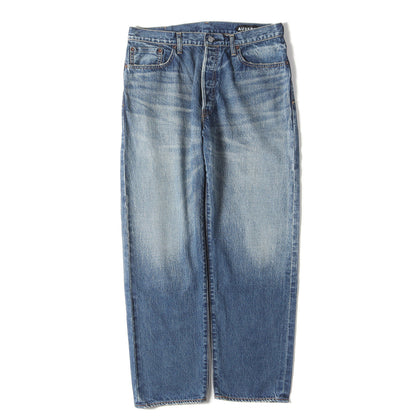 25SS ヴィンテージ加工 ストレート デニム パンツ (MARLON USED)