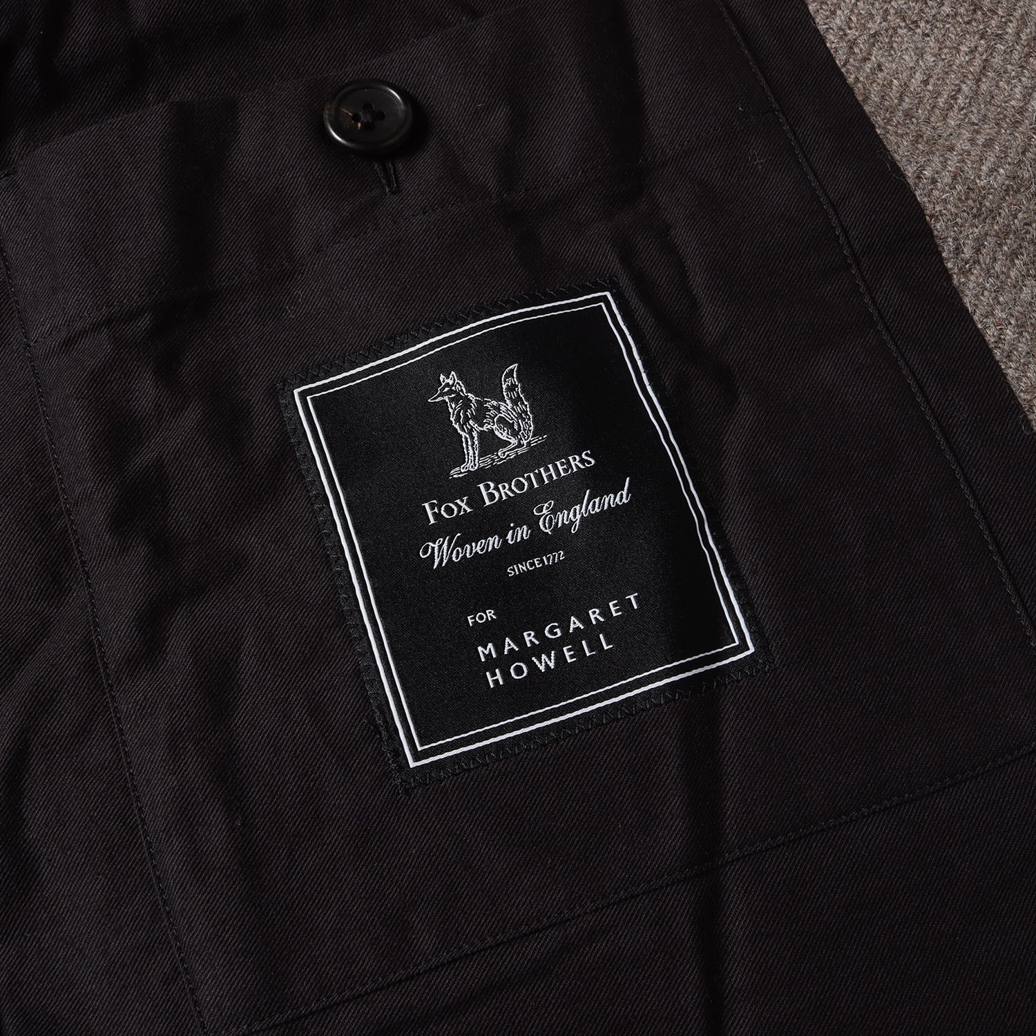 23AW × FOX BROTHERS ダブルジップ ハーフ コート (579-3225004