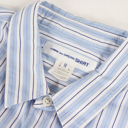 パテッド スター アップリケ ワッペン ストライプ ドレス シャツ (S23060) / MADE IN FRANCE