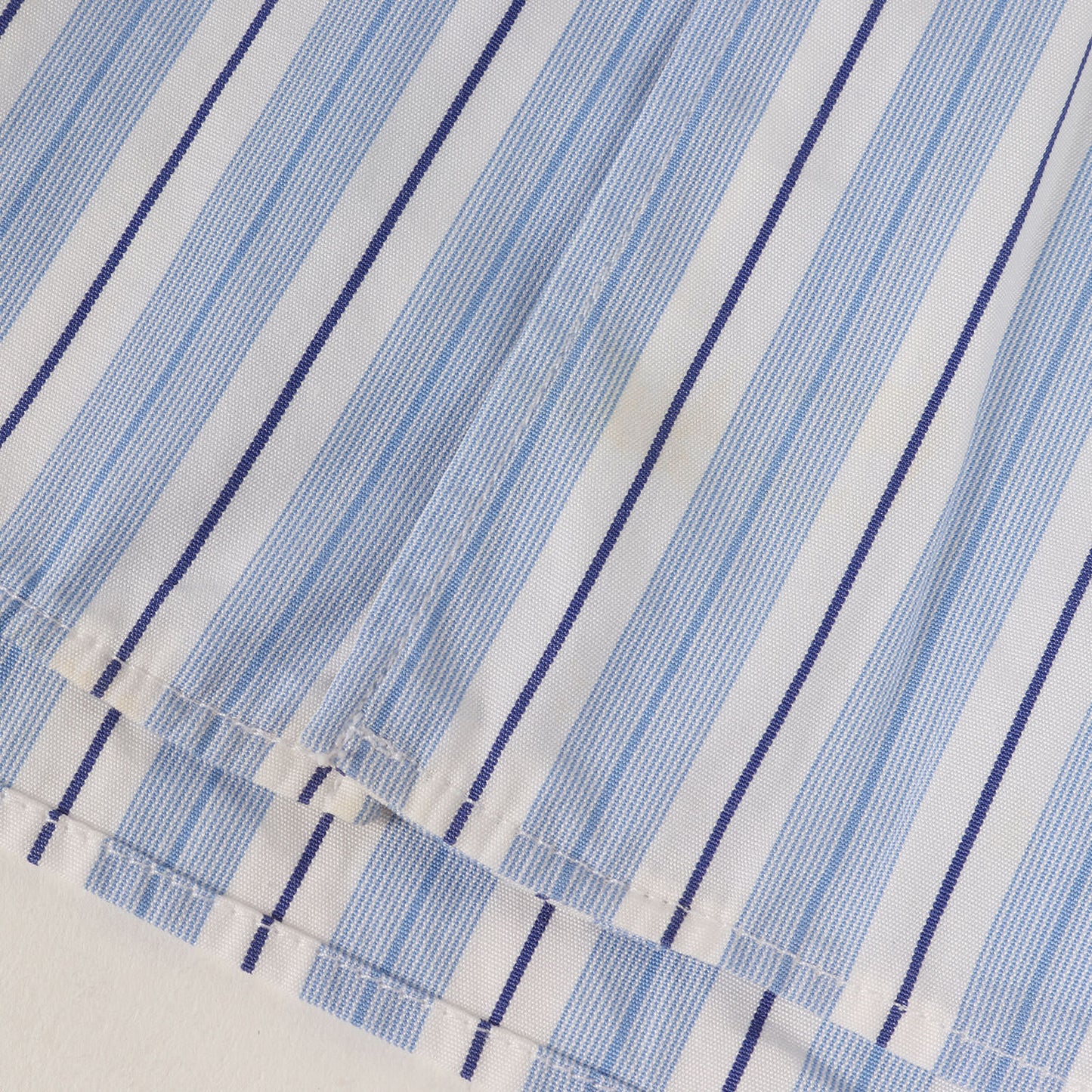 パテッド スター アップリケ ワッペン ストライプ ドレス シャツ (S23060) / MADE IN FRANCE