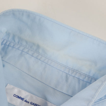 クレイジーパターン アシンメトリー ロング ドレス シャツ (S27050) / MADE IN FRANCE