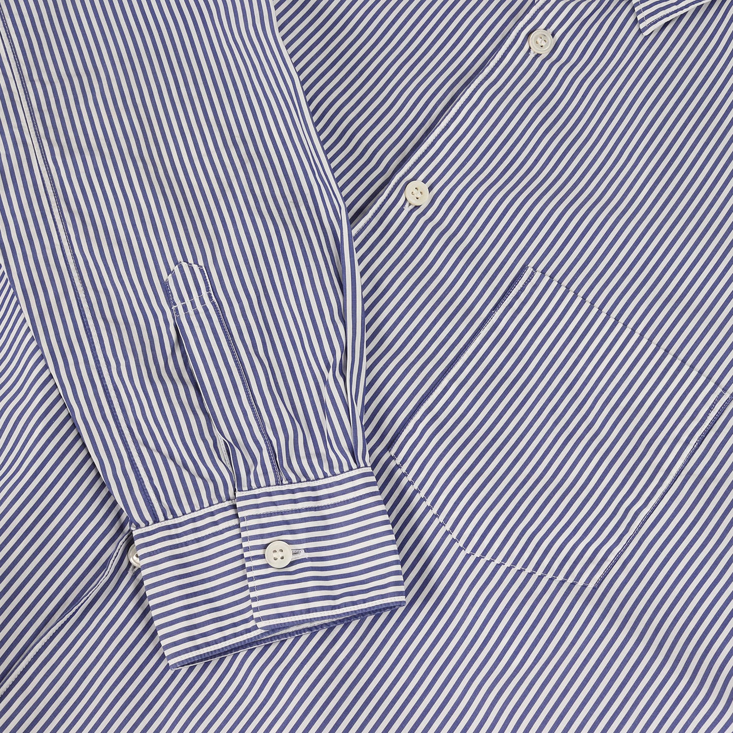 ストライプ プレーン ドレス シャツ / MADE IN FRANCE
