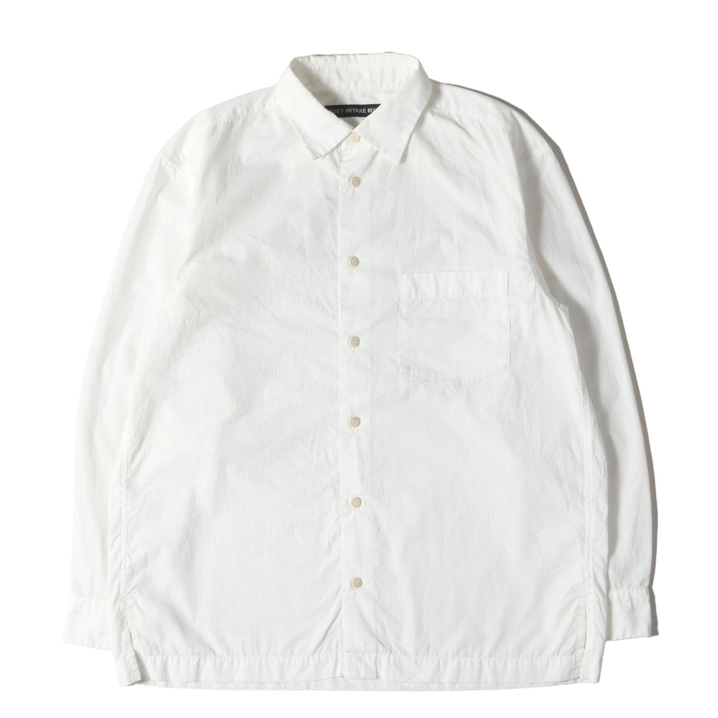 シャーリング加工 ポリコットン ドレス シャツ (ME53FJ032) / MEN