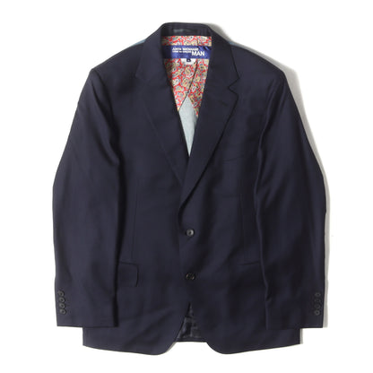 × Gieves & Hawkes バックデニム ウール 2B ブレザー (WE-J101)