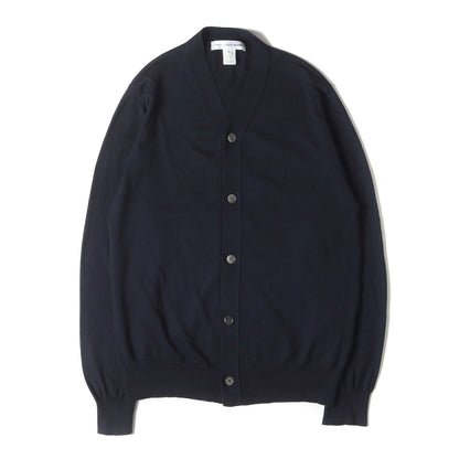 ハイゲージ コットン ニット Vネック カーディガン (S25515) / MADE IN JAPAN