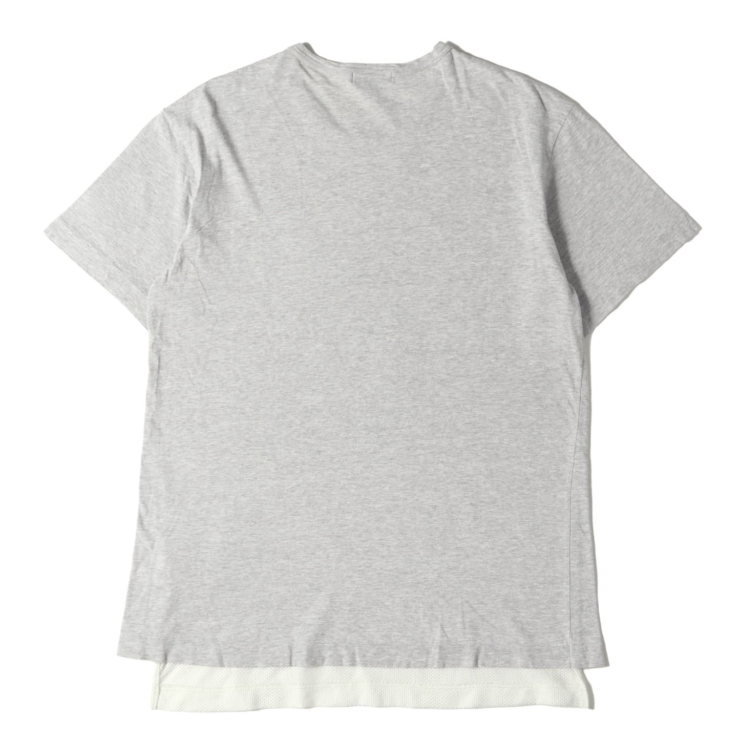 メッシュ レイヤード バインダーネック Tシャツ (PA-T037)