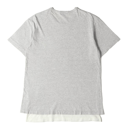 メッシュ レイヤード バインダーネック Tシャツ (PA-T037)