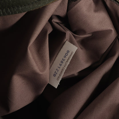 カラーブロック グレインレザー ハンドバッグ / MADE IN ITALY