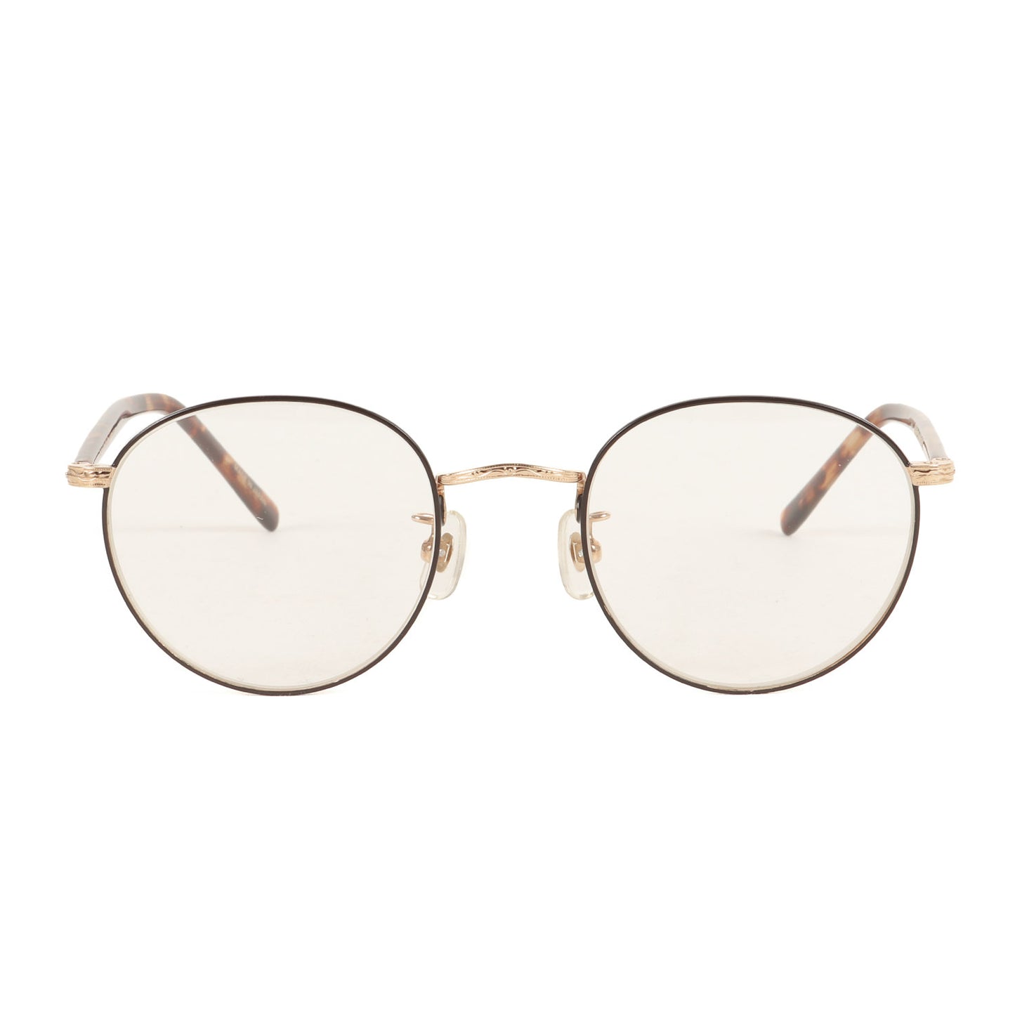 × UNITED ARROWS メタル マーブル コンビ ボストンシェイプ メガネ (Scott) / MADE IN JAPAN BEAUTY&YOUTH