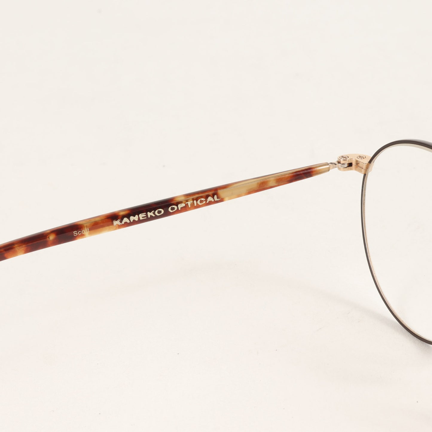 × UNITED ARROWS メタル マーブル コンビ ボストンシェイプ メガネ (Scott) / MADE IN JAPAN BEAUTY&YOUTH