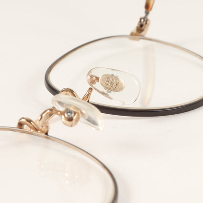 × UNITED ARROWS メタル マーブル コンビ ボストンシェイプ メガネ (Scott) / MADE IN JAPAN BEAUTY&YOUTH