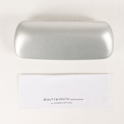 × UNITED ARROWS メタル マーブル コンビ ボストンシェイプ メガネ (Scott) / MADE IN JAPAN BEAUTY&YOUTH