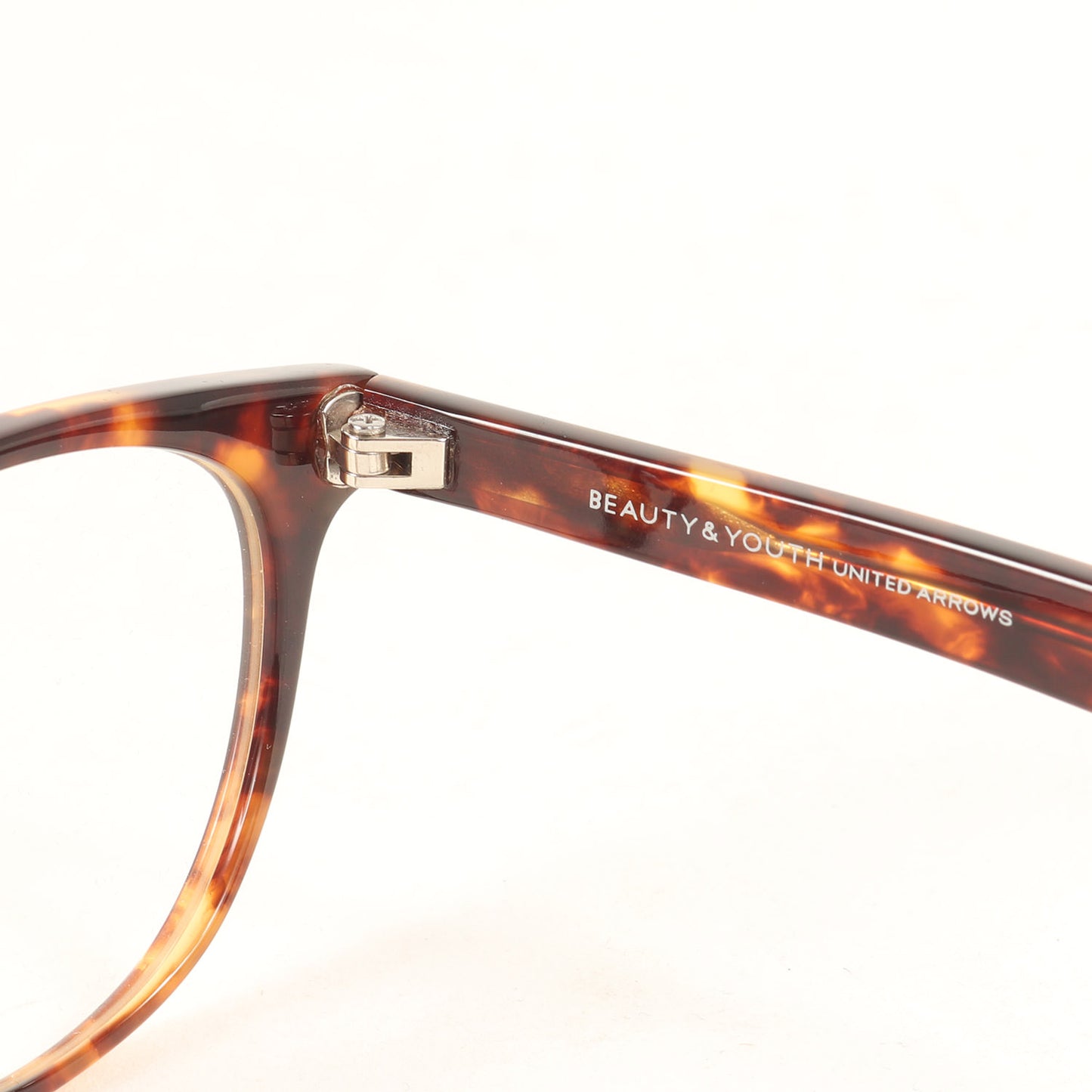 × UNITED ARROWS マーブル ウェリントンシェイプ メガネ / MADE IN JAPAN BEAUTY&YOUTH