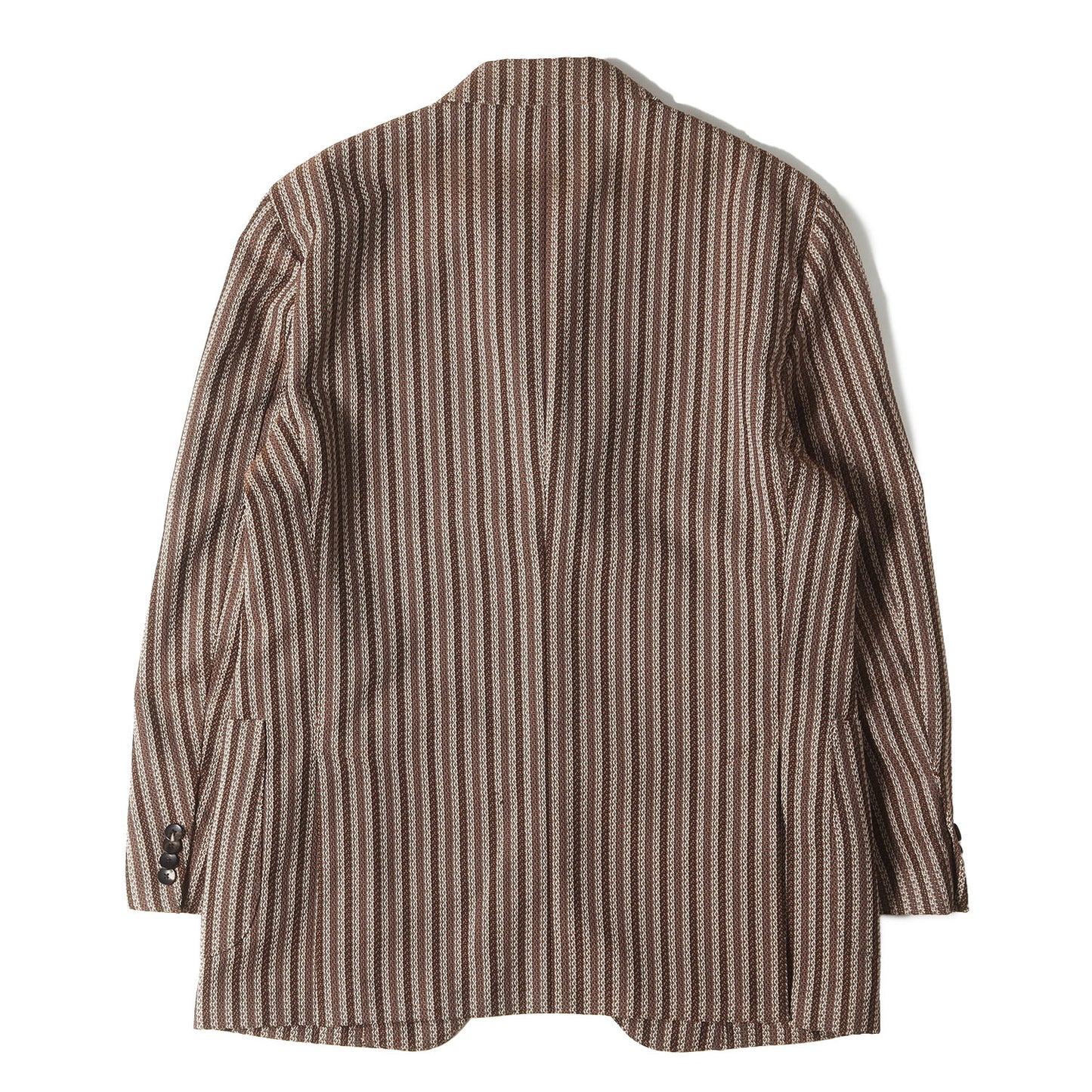 マルチストライプ 段返り3B テーラード ジャケット (JT903AQ70) / ブートニエール付き