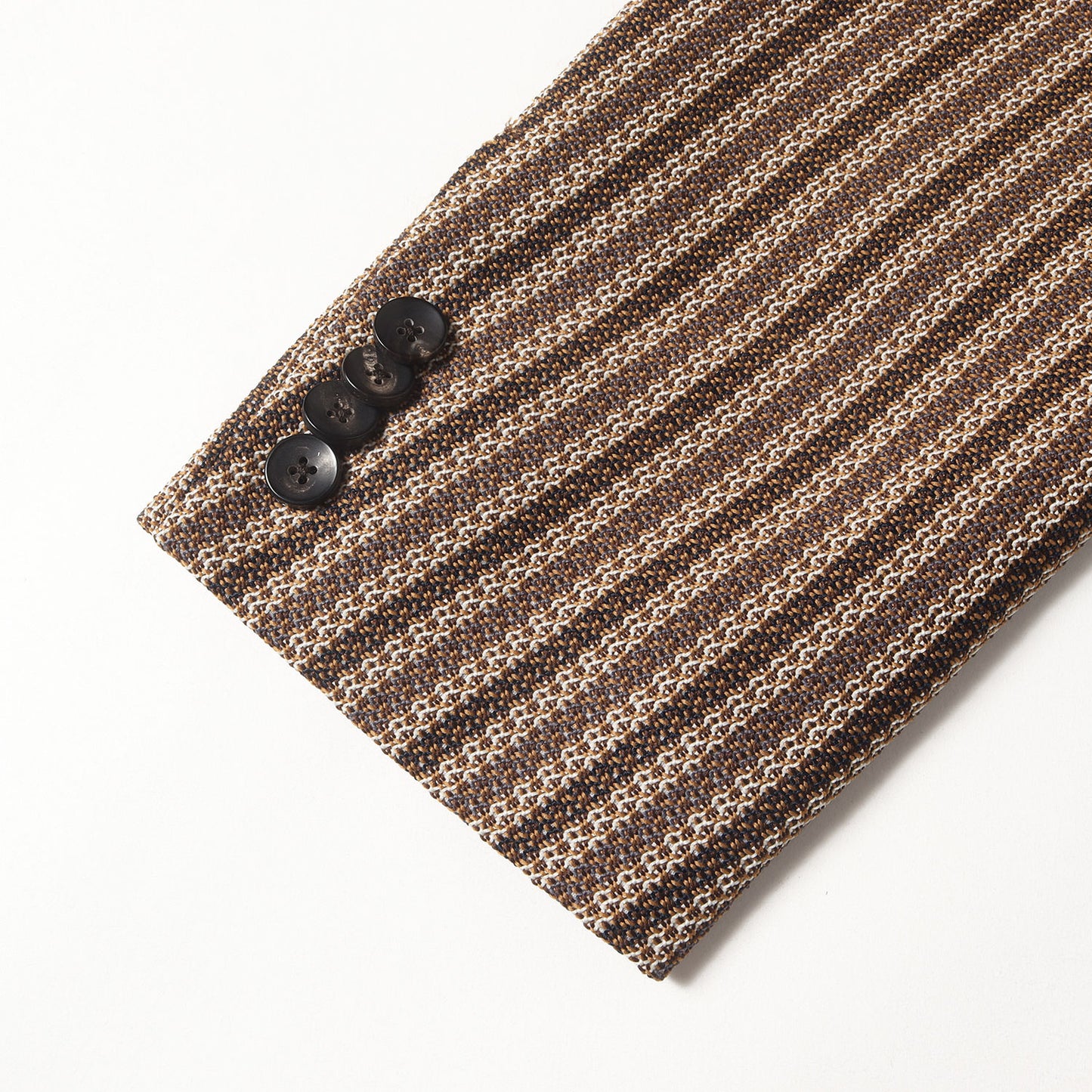 マルチストライプ 段返り3B テーラード ジャケット (JT903AQ70) / ブートニエール付き