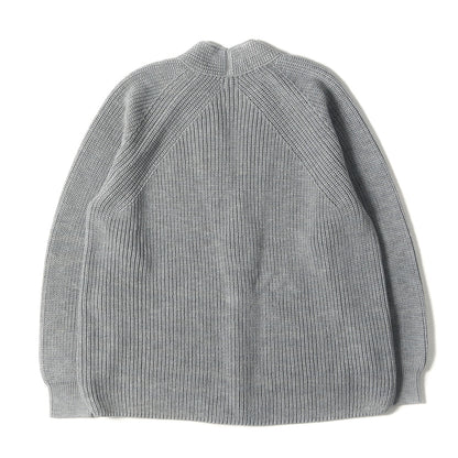 24SS 1B コットン ニット Vネック カーディガン (SIGNATURE 1BUTTON CARDIGAN BN-24SM-004)