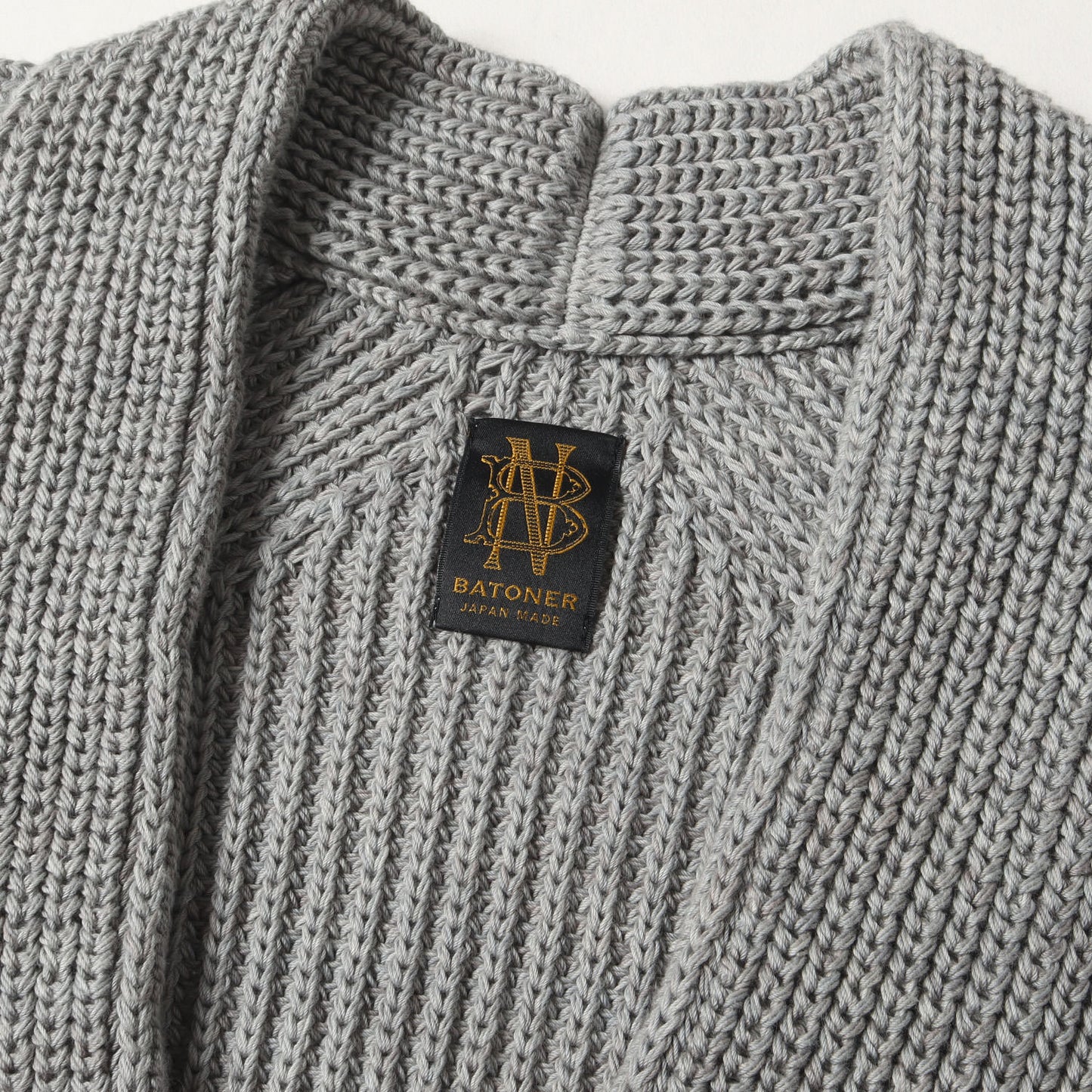 24SS 1B コットン ニット Vネック カーディガン (SIGNATURE 1BUTTON CARDIGAN BN-24SM-004)