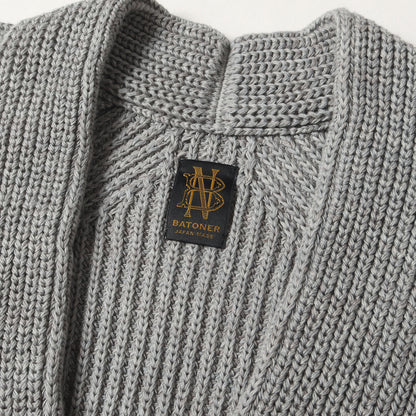 24SS 1B コットン ニット Vネック カーディガン (SIGNATURE 1BUTTON CARDIGAN BN-24SM-004)