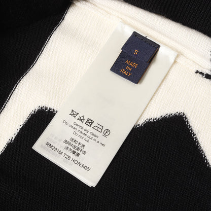 23SS LV アブストラクト ハウンドトゥース クルーネック ニット (1AAU2Y RM12M T26 HON34W)