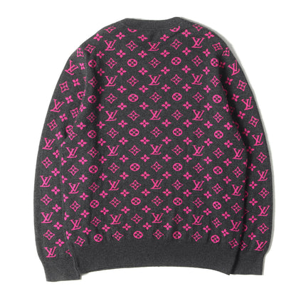 ハーフアンドハーフ LV モノグラム カシミヤ ニット (HALF AND HALF MONOGRAM RM182M GVG HFN14W)