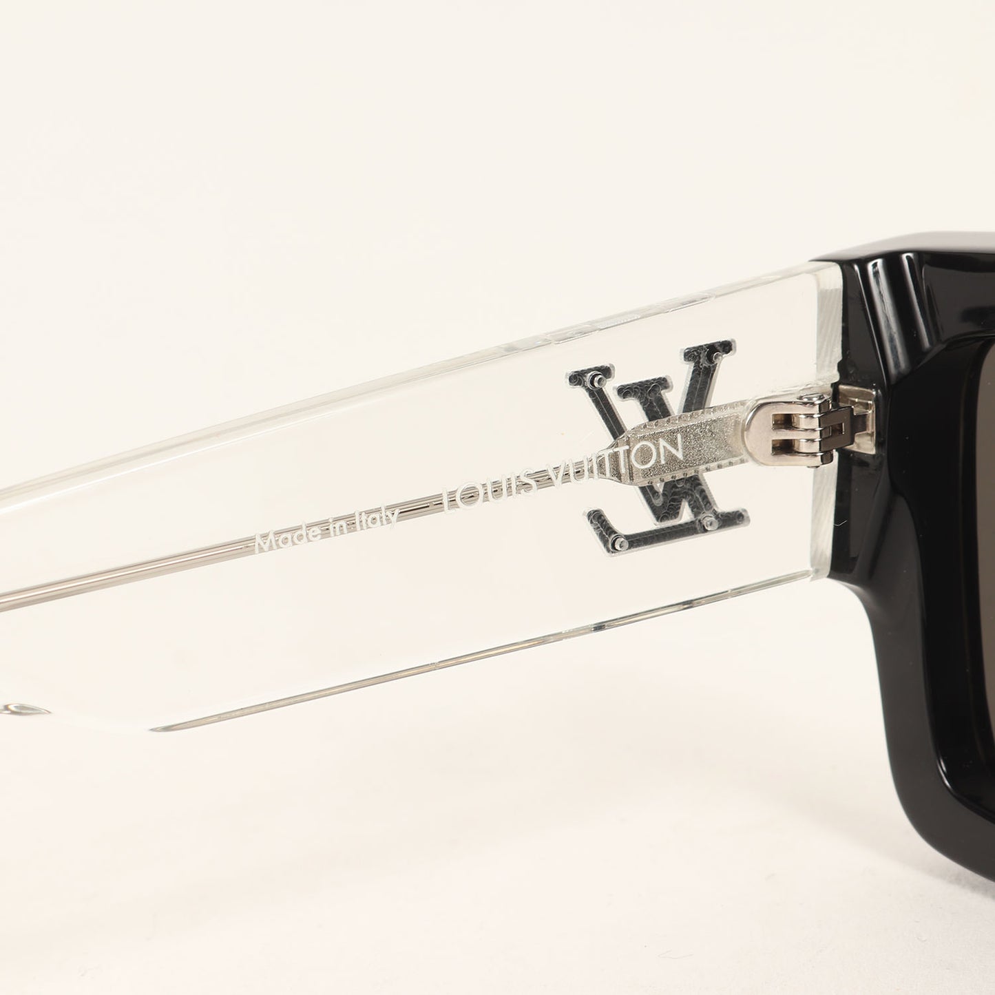 24SS ミラーレンズ スクエア フレーム サングラス (LV CLASH SQUARE SUNGLASSES Z1580E/W)