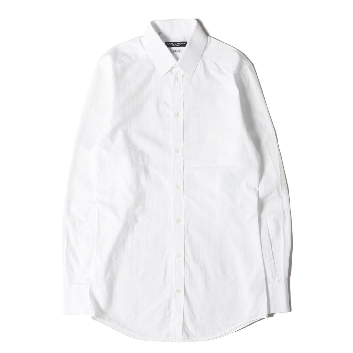 ストライプ ジャガード フォーマル ドレス シャツ / GOLD
