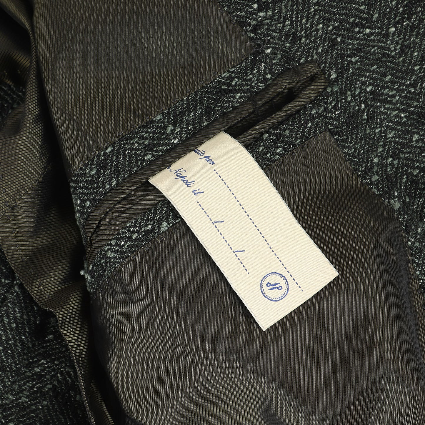 ネップ混 リネン ツイード 2B テーラード ジャケット (TS18113R)