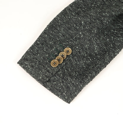 ネップ混 リネン ツイード 2B テーラード ジャケット (TS18113R)