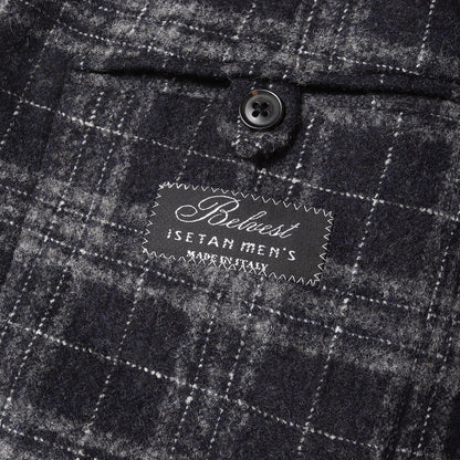 チェック アルパカ ツイード 段返り3B アンコン テーラード (G10647) / ISETAN MEN'S