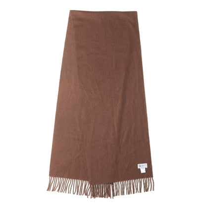 フリンジ カシミヤ ニット マフラー / MADE IN SCOTLAND