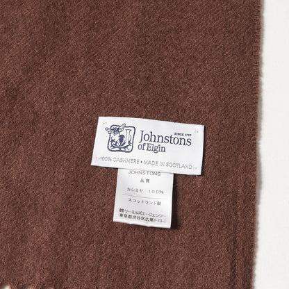 フリンジ カシミヤ ニット マフラー / MADE IN SCOTLAND