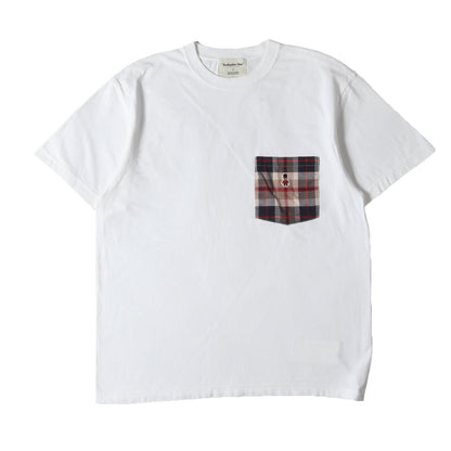 Buckring ham Bear チェック ポケット Tシャツ