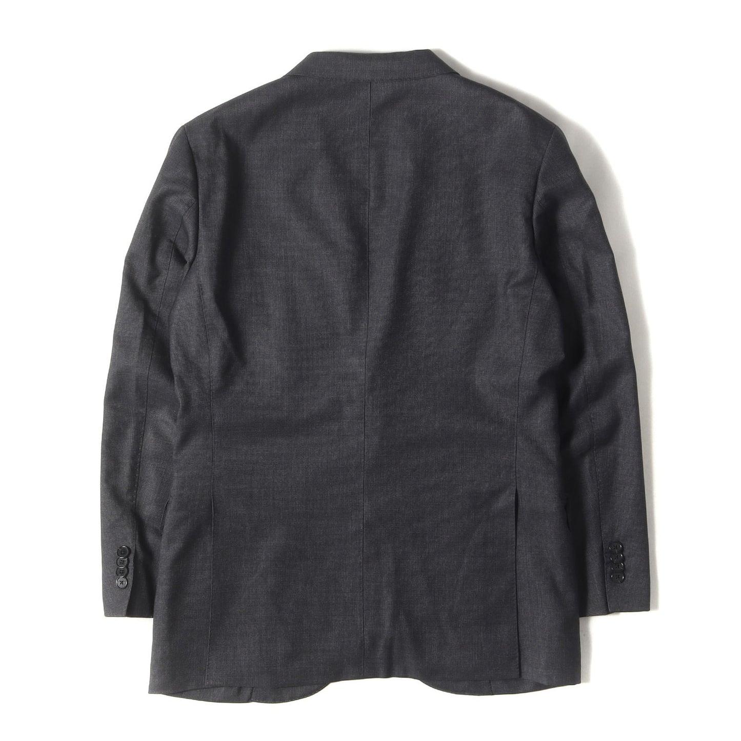 ピンチェック ウール 2B テーラード ジャケット / MADE IN JAPAN