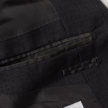 ピンチェック ウール 2B テーラード ジャケット / MADE IN JAPAN