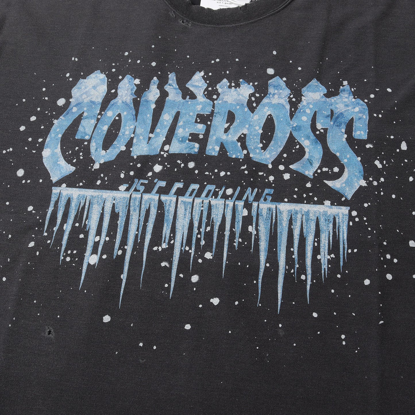 25SS ヴィンテージ加工 ロゴ ウルトラフリーザー Tシャツ(ULTRA FREEZER REGULAR FIT T-SHIRT 25SS37CS377)