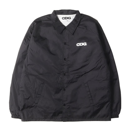 ワンポイント バック ロゴ ナイロン コーチジャケット (SZ-J029) / CDG AD2024