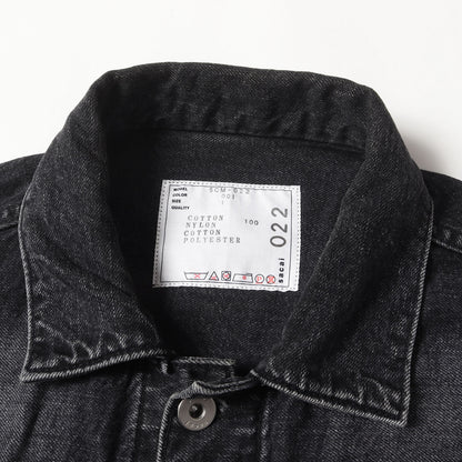 ドッキング ハイブリット デニム トラッカー ジャケット (Denim x MA-1 Jacket SCM-022)