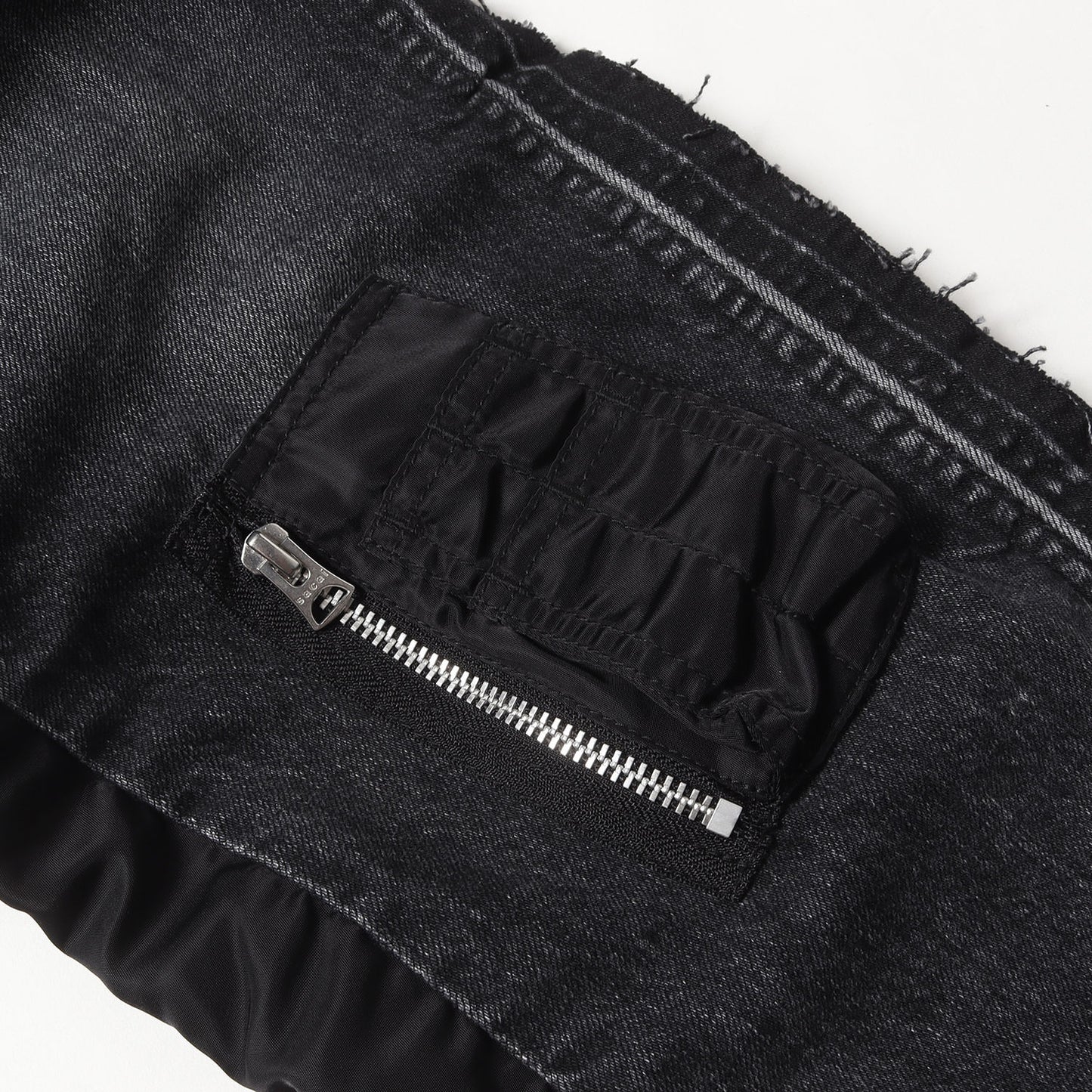 ドッキング ハイブリット デニム トラッカー ジャケット (Denim x MA-1 Jacket SCM-022)