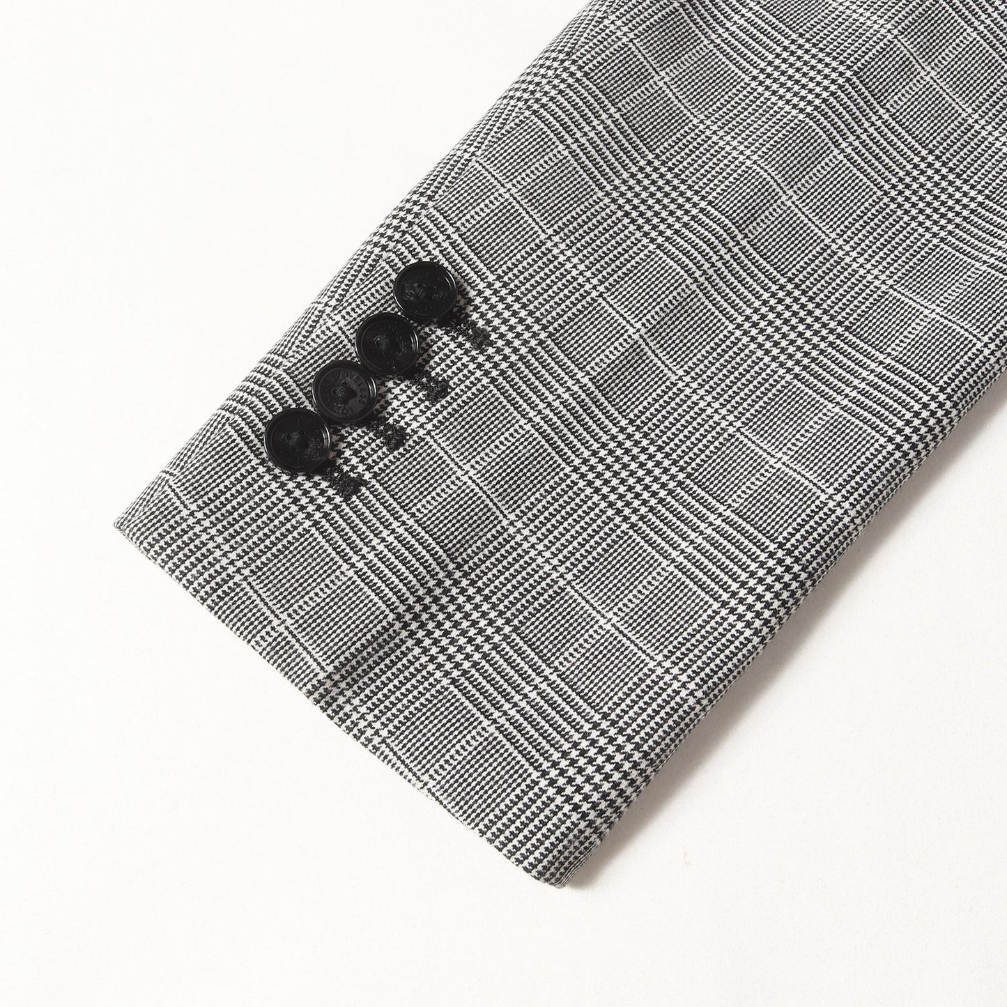 グレンチェック ストレッチ テーラード ジャケット