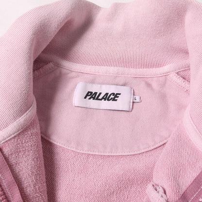 23SS ガーメントダイ ロゴ ハーフジップ スウェット (WASHED TERRY 1/2 ZIP FUNNEL) / 裏毛