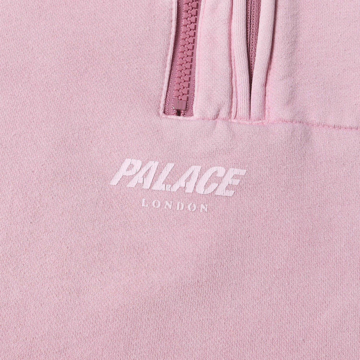 23SS ガーメントダイ ロゴ ハーフジップ スウェット (WASHED TERRY 1/2 ZIP FUNNEL) / 裏毛