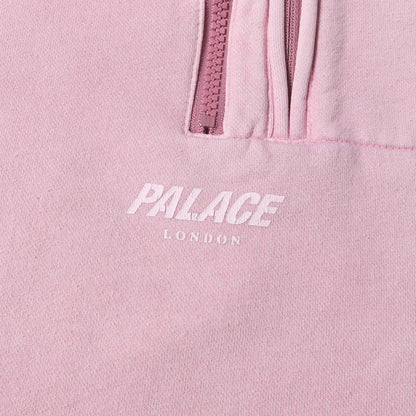 23SS ガーメントダイ ロゴ ハーフジップ スウェット (WASHED TERRY 1/2 ZIP FUNNEL) / 裏毛